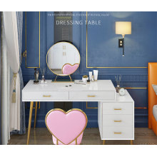 Nordic small apartment dressing table storage bedside table integrated multifunctional bedroom simple makeup table